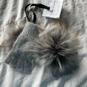 Linda Richards Pom Pom Fingerless Gloves